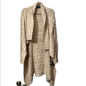 Bebe cable knit sweater cardigan